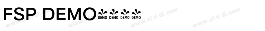 FSP DEMO字体转换
